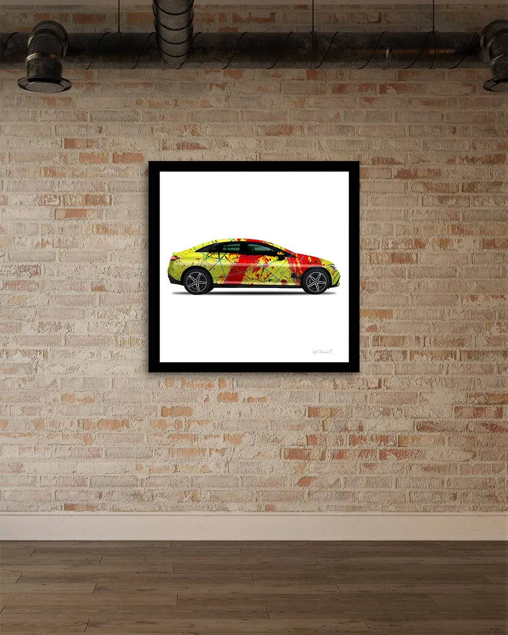 1 - Red Rocket Car by Jumper Maybach® (Print on Paper)