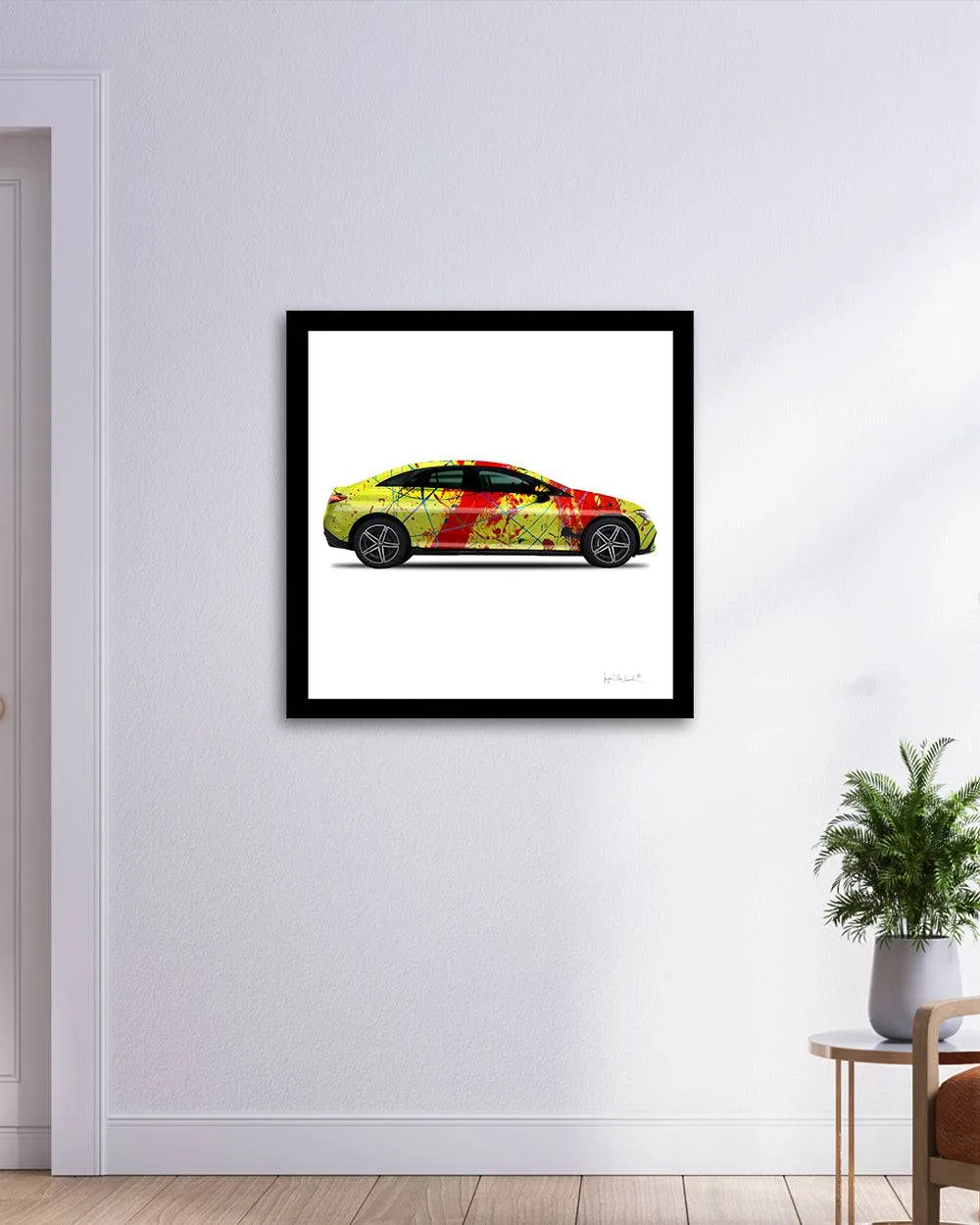 1 - Red Rocket Car by Jumper Maybach® (Print on Paper)