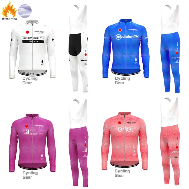 2022 Tour de Italy Fleece Long Sleeve Cycling Kit