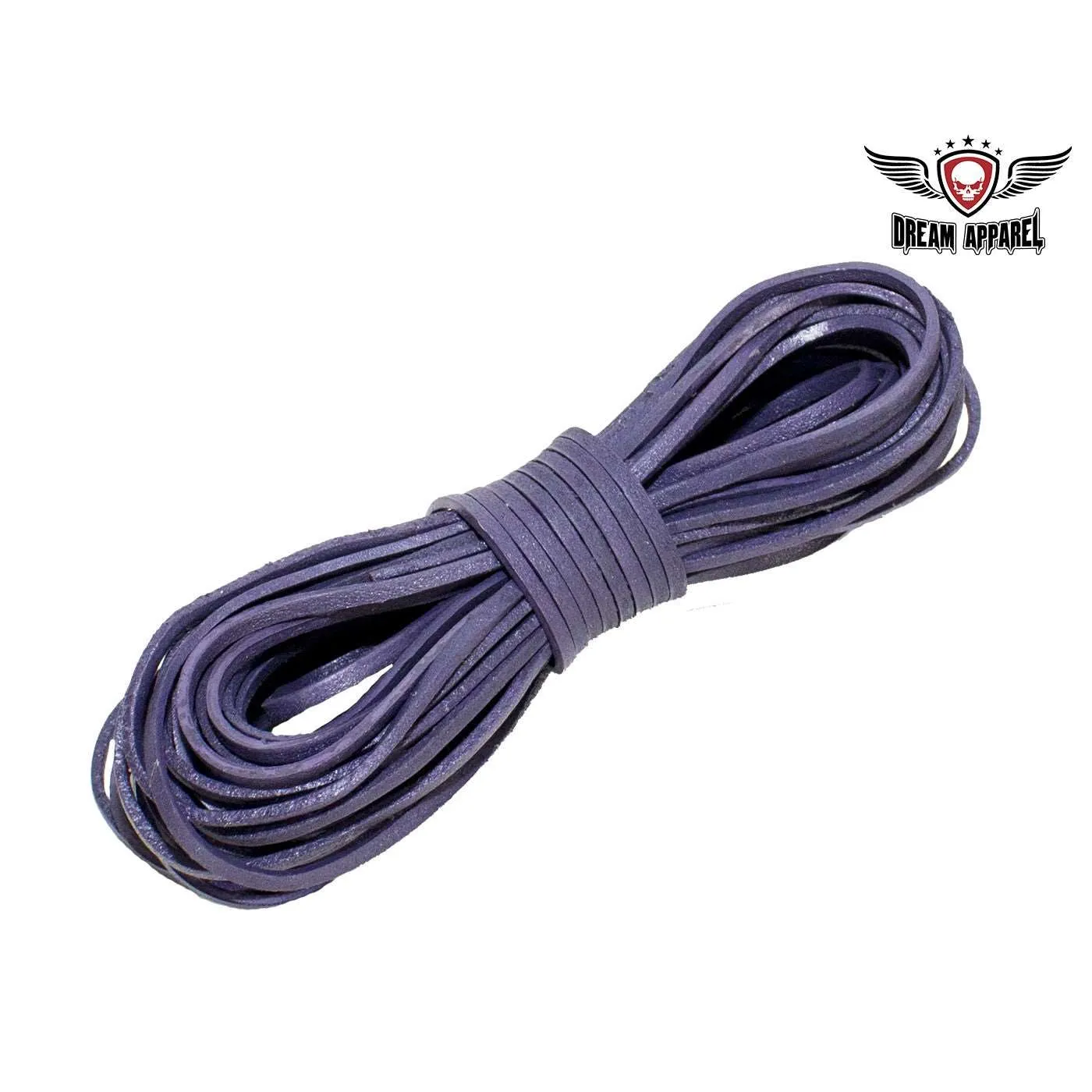 50 FT Leather Laces - Purple