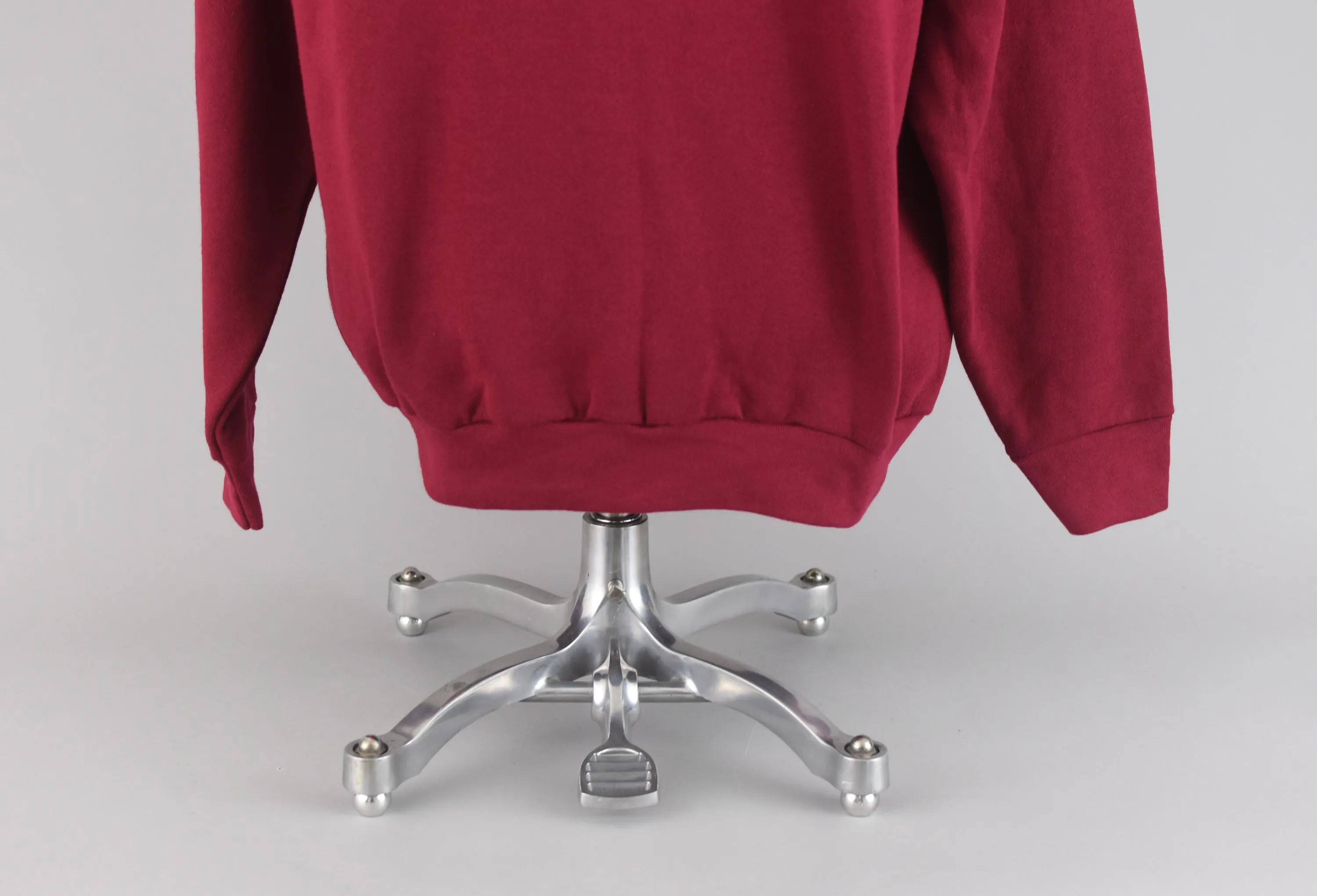 90s Fruit Of The Loom Burgundy Sweatshirt Men's XL