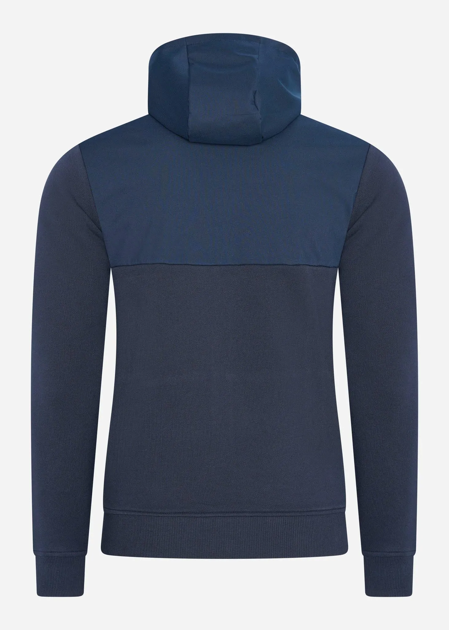 A Softshell jersey zip hoodie - dark navy