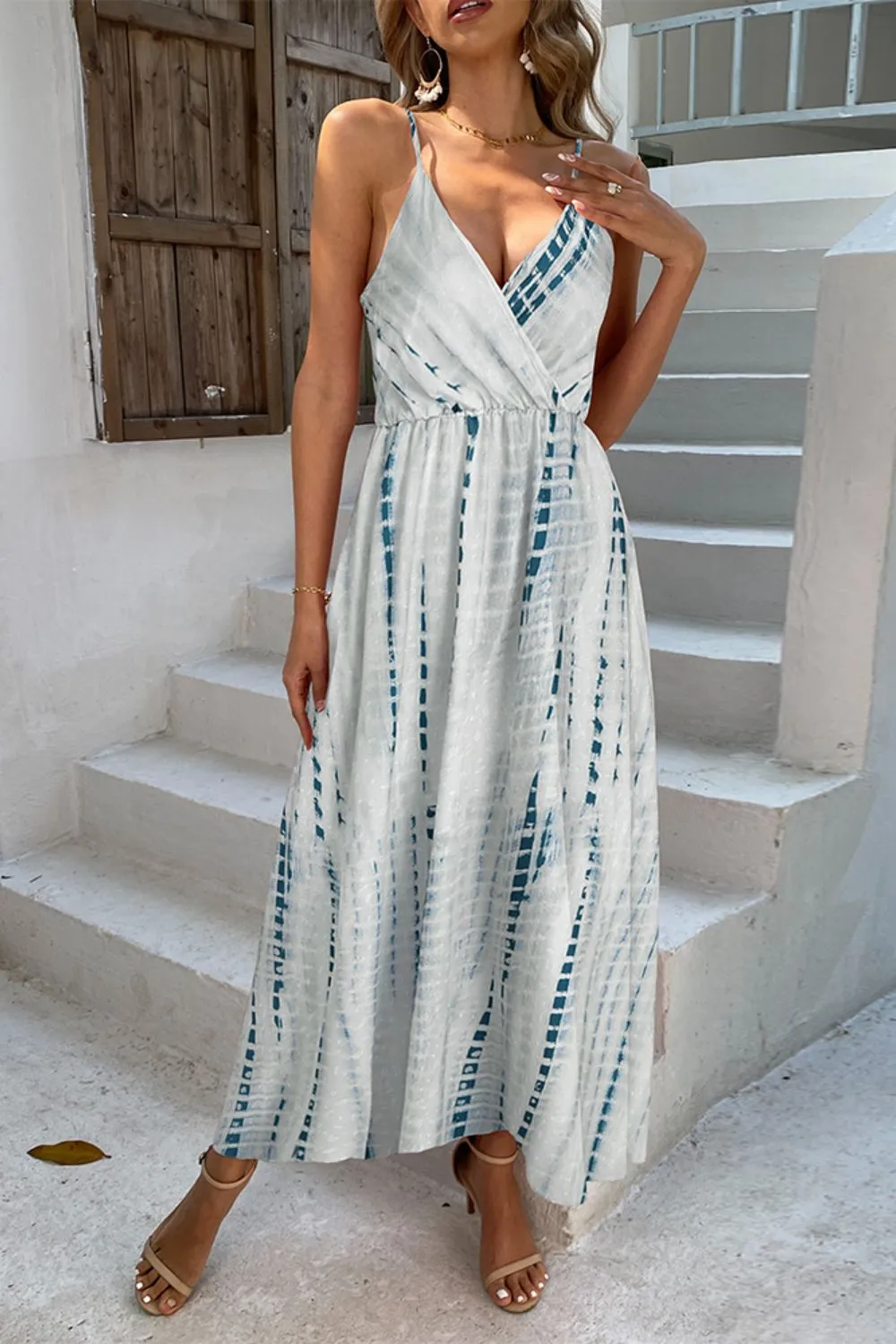 Adjustable Spaghetti Strap Maxi Dress