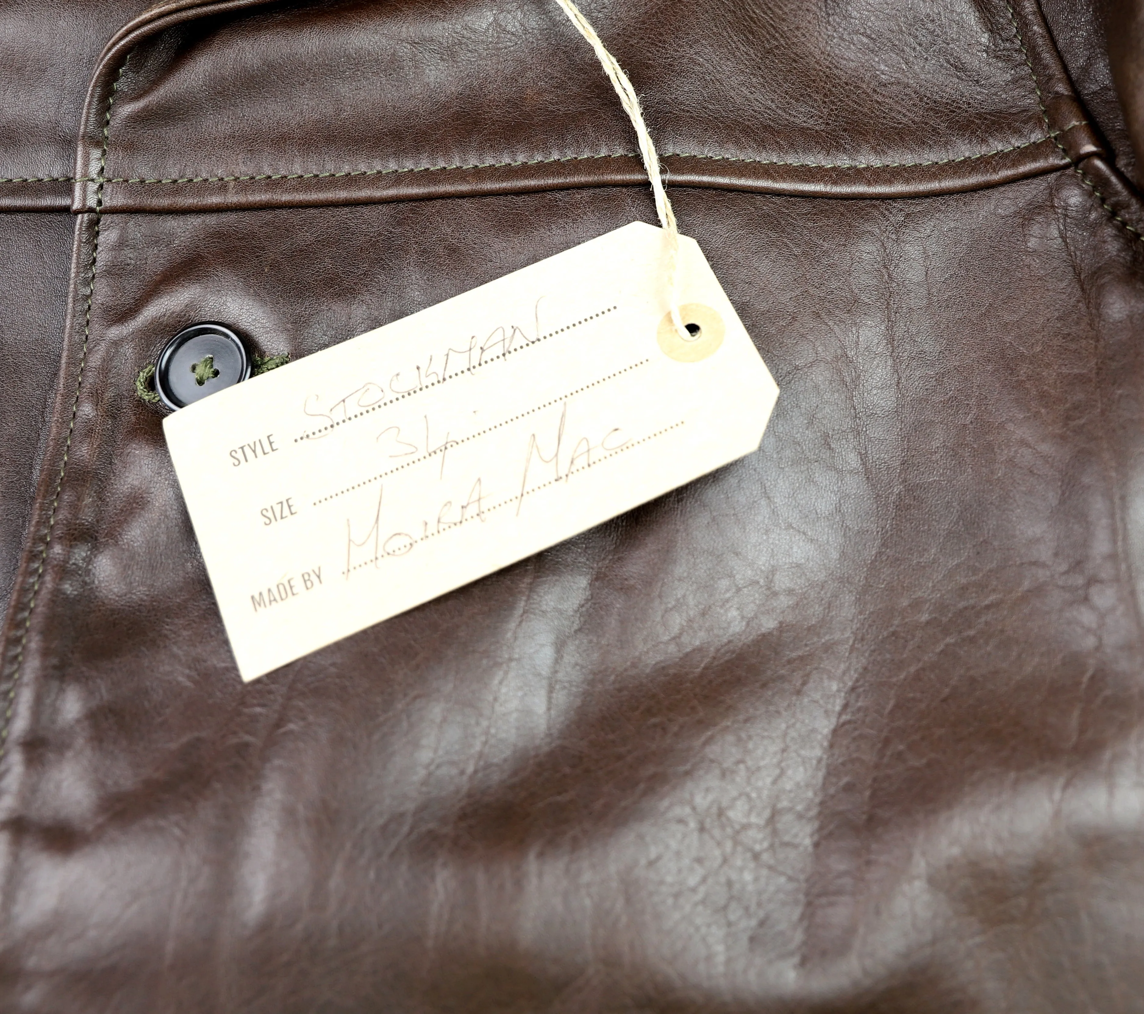 Aero Stockman, size 38/40, Seal Vicenza Horsehide