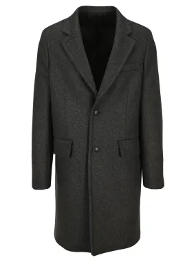 AMI Single-Breasted Midi Coat