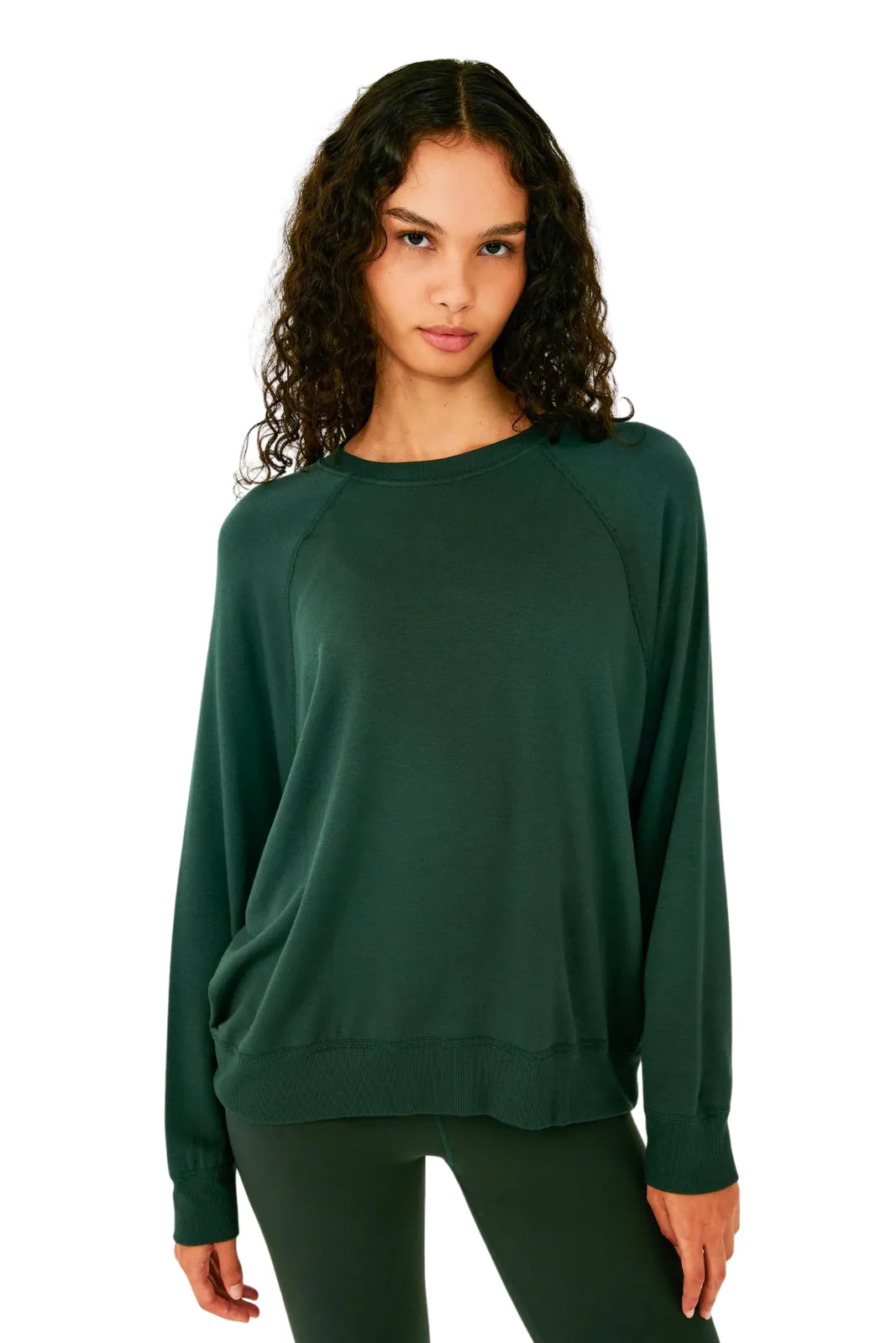 Andie Fleece Sweatshirt , Military