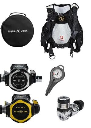 Aqua Lung Womens Axiom & Legend Elite Scuba Diving - Combo