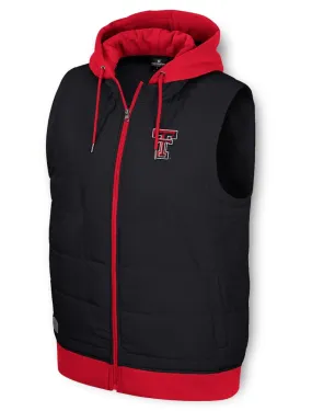 *Arena Texas Tech "Winter's Morn" MEN'S Hooded Puffer VEST