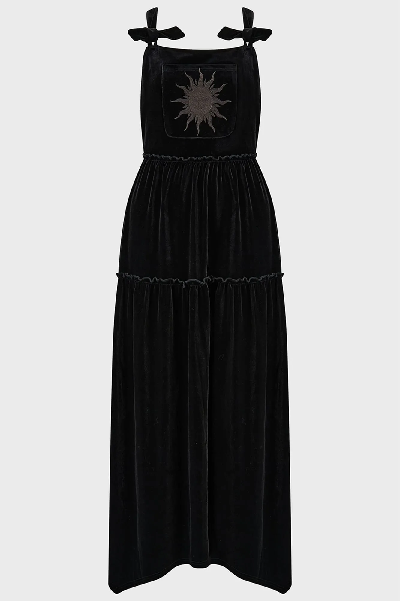 Ascended Maxi Pinafore Dress