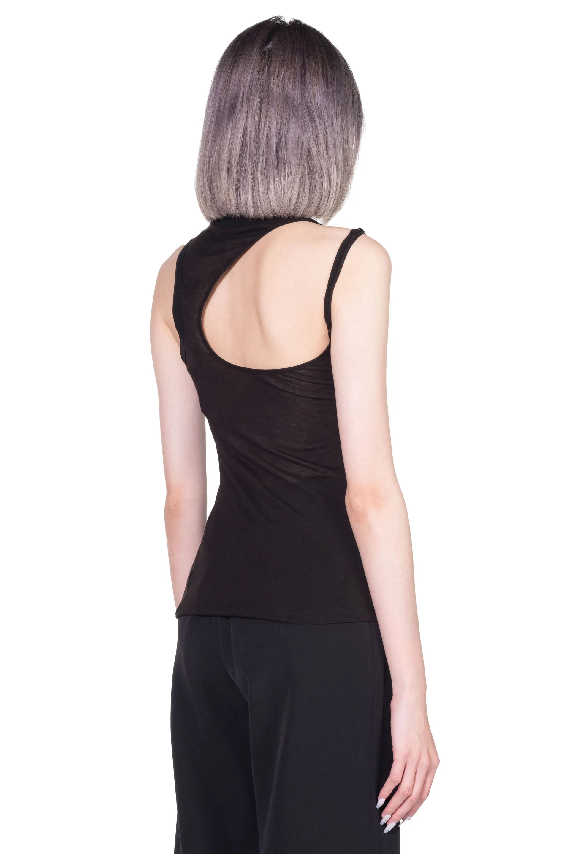 Asymmetric Knitted Vest