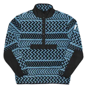 Autumn Orb Half Snap Fleece - Chevron