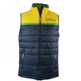 Ayrton Senna Vest, Racing, Blue, 2016