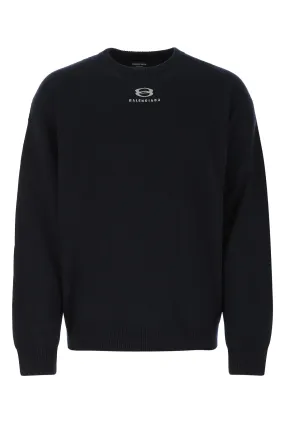 Balenciaga Logo Printed Crewneck Jumper