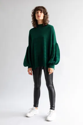 Balloon Sleeve Knit Jumper