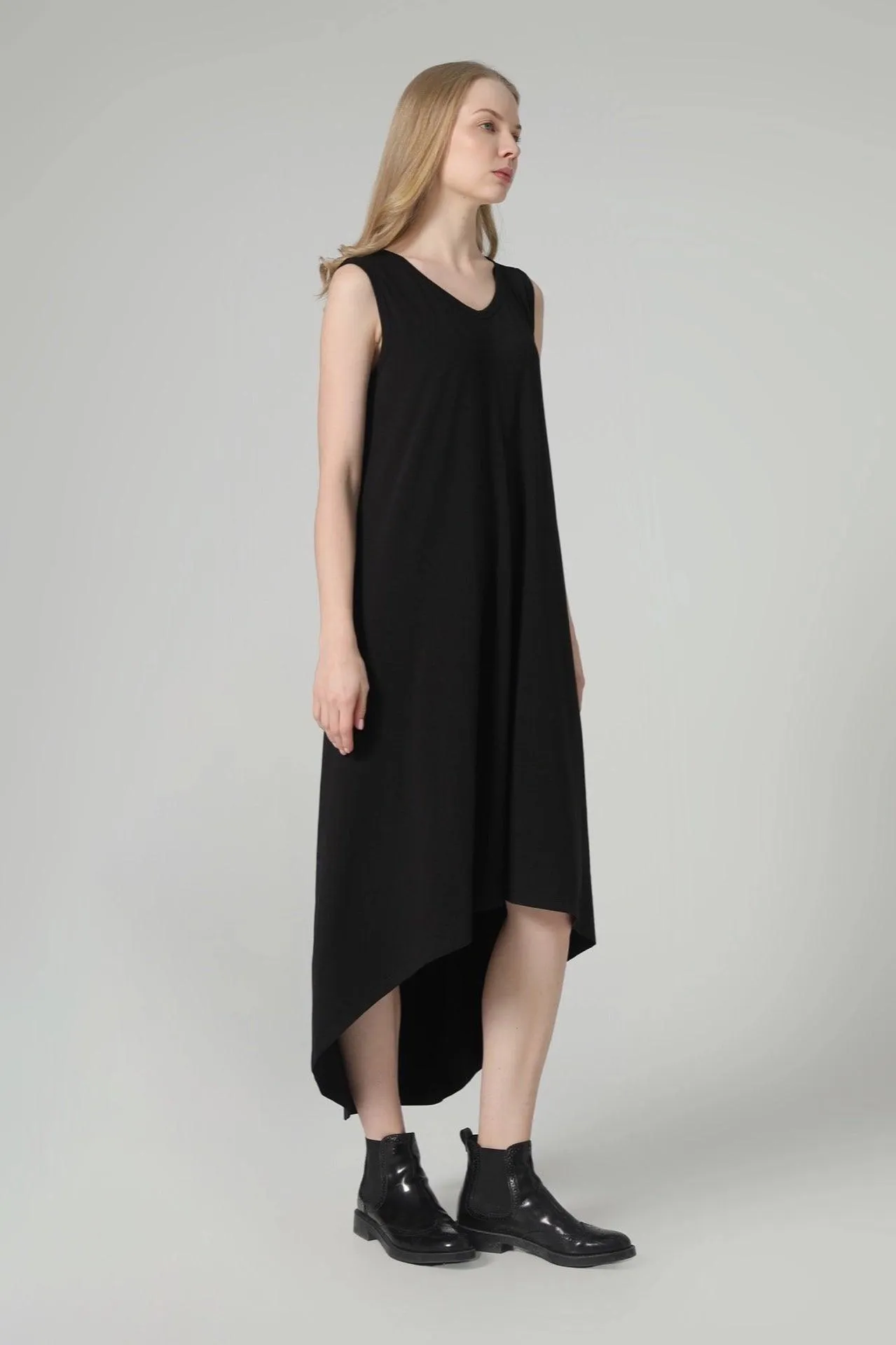 Bamboo Asymmetric Tank Dress