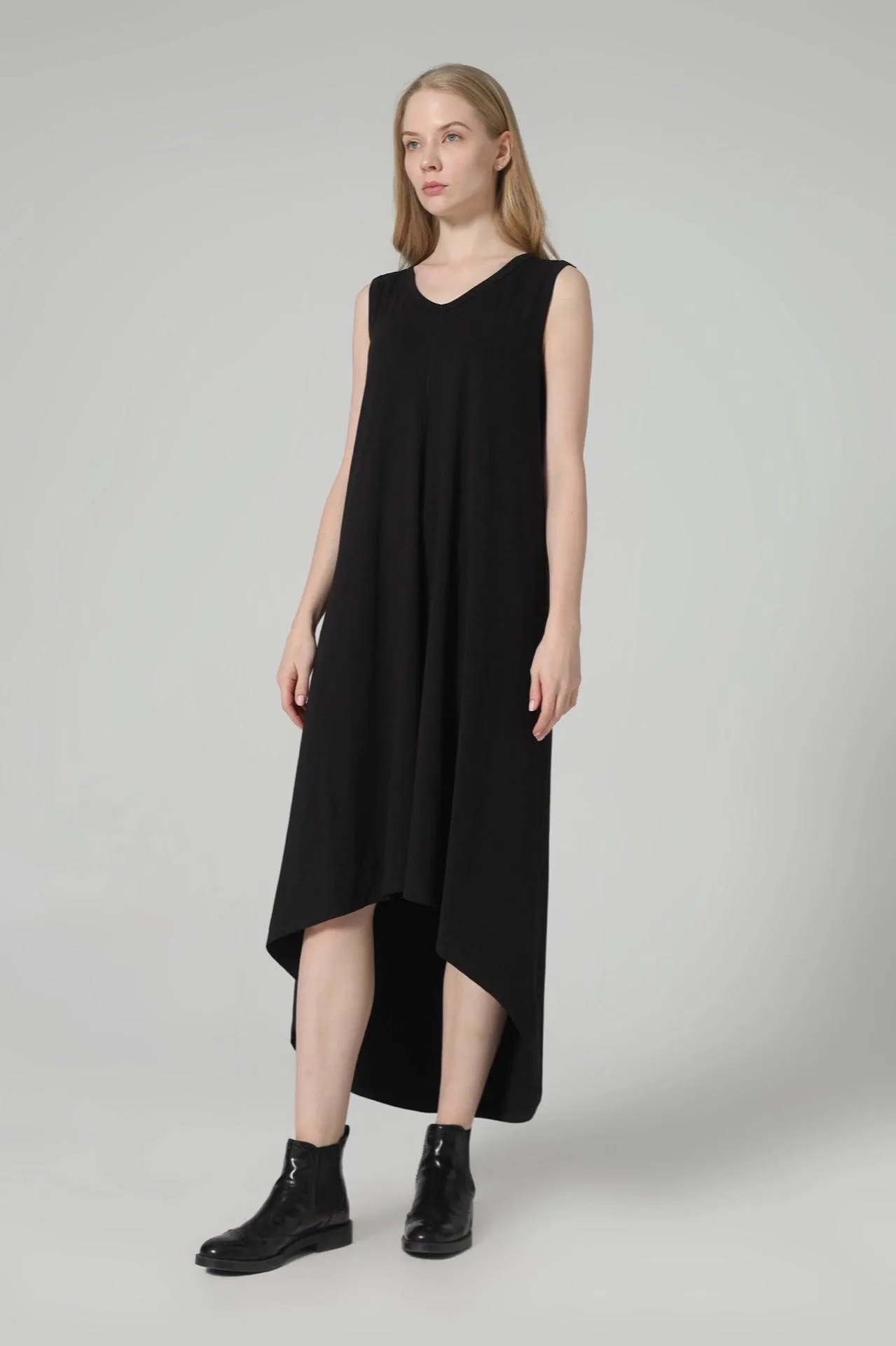 Bamboo Asymmetric Tank Dress