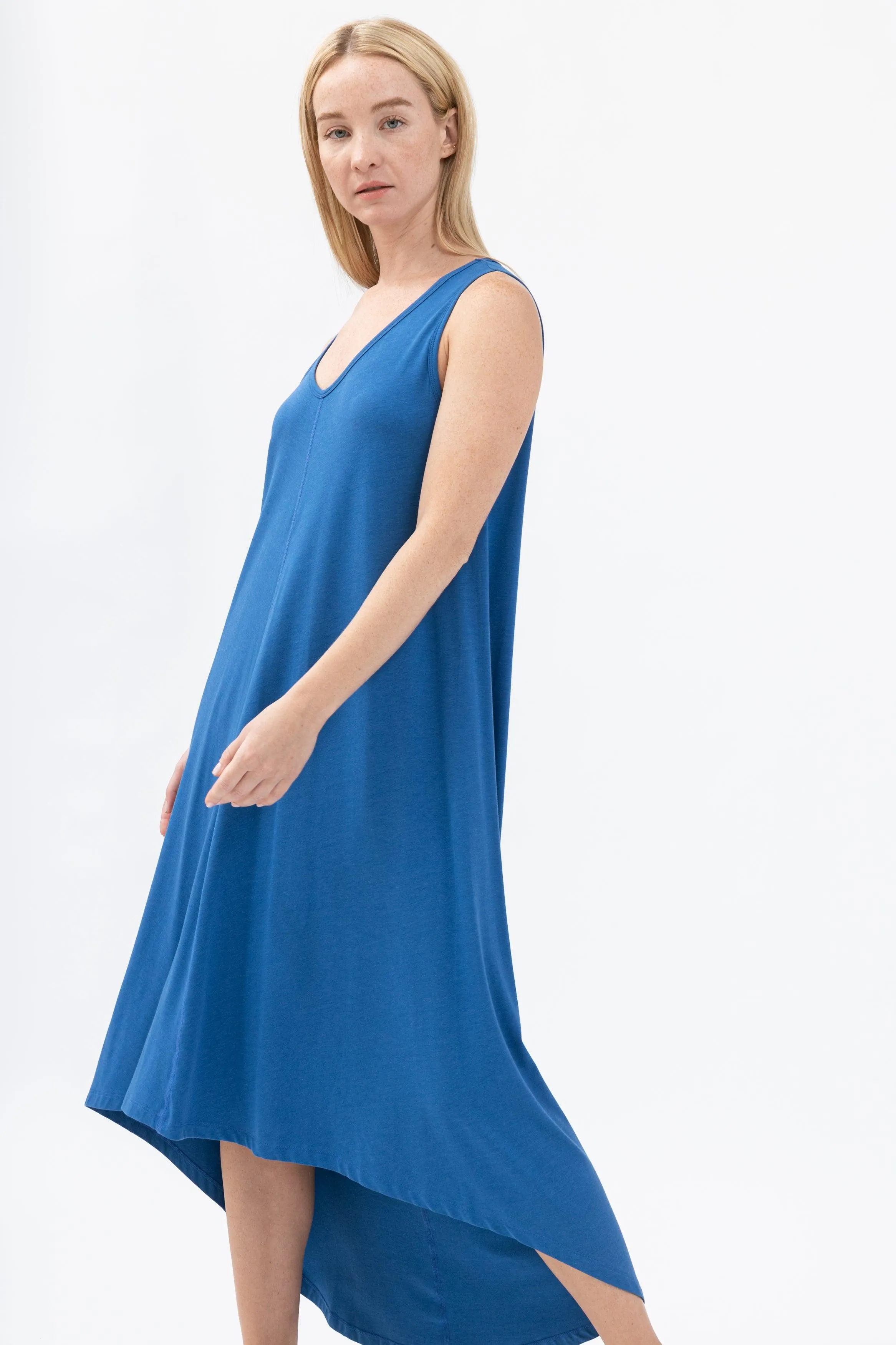 Bamboo Asymmetric Tank Dress