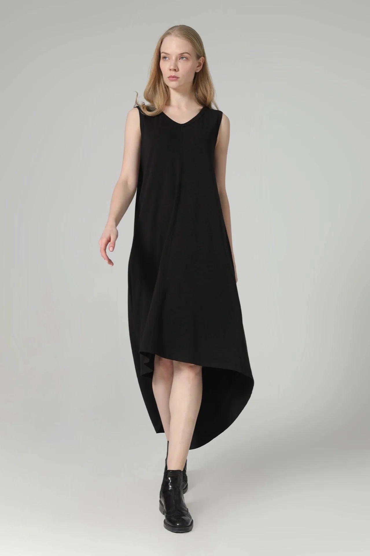 Bamboo Asymmetric Tank Dress