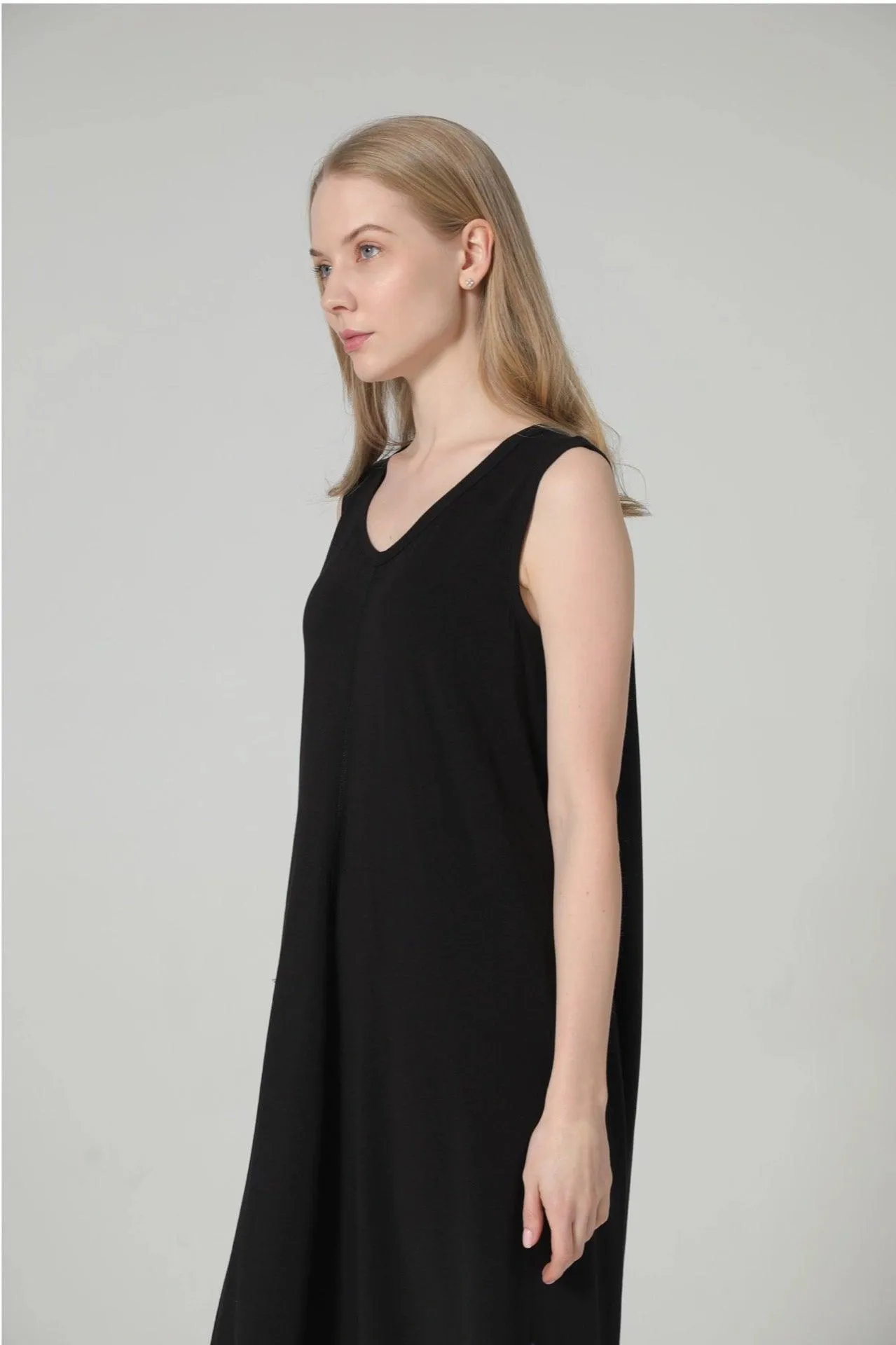 Bamboo Asymmetric Tank Dress