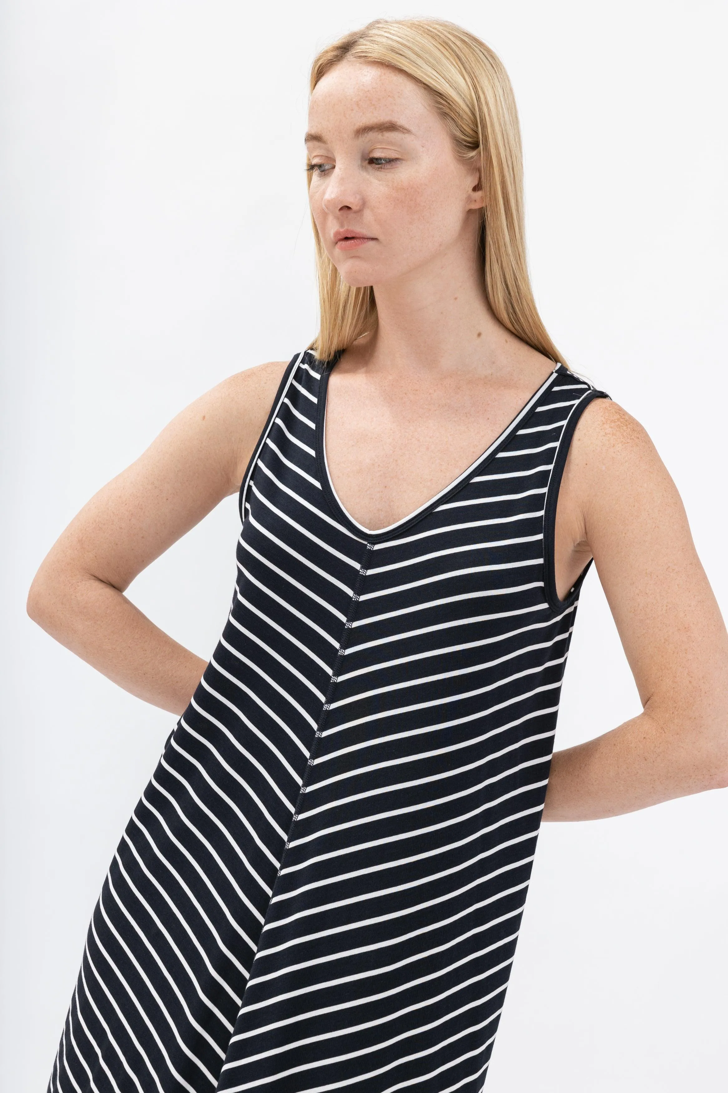 Bamboo Asymmetric Tank Dress