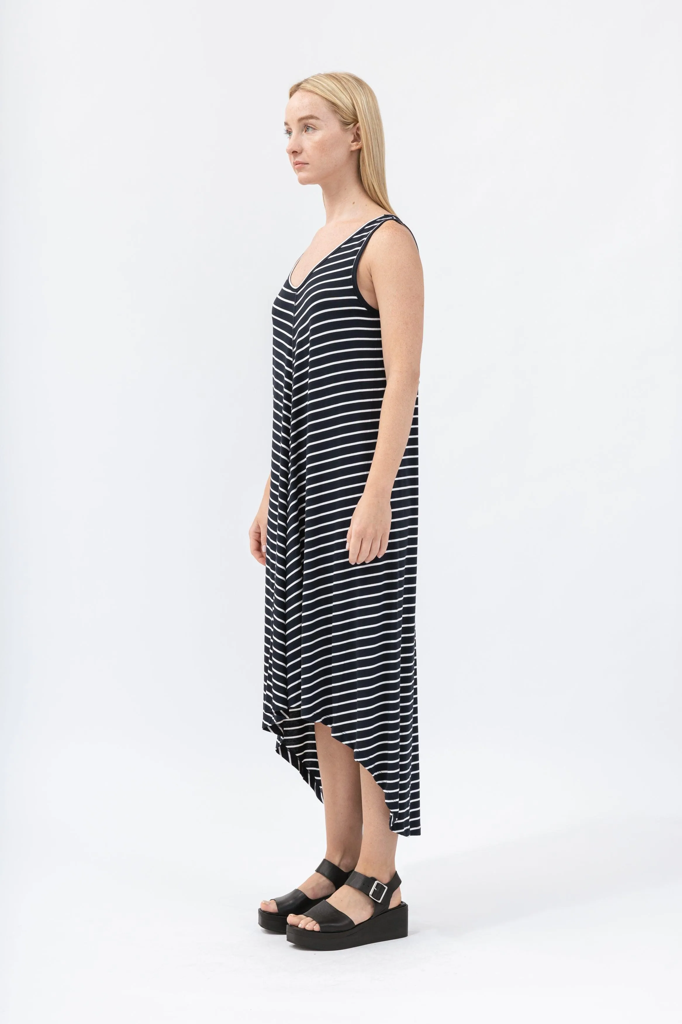 Bamboo Asymmetric Tank Dress