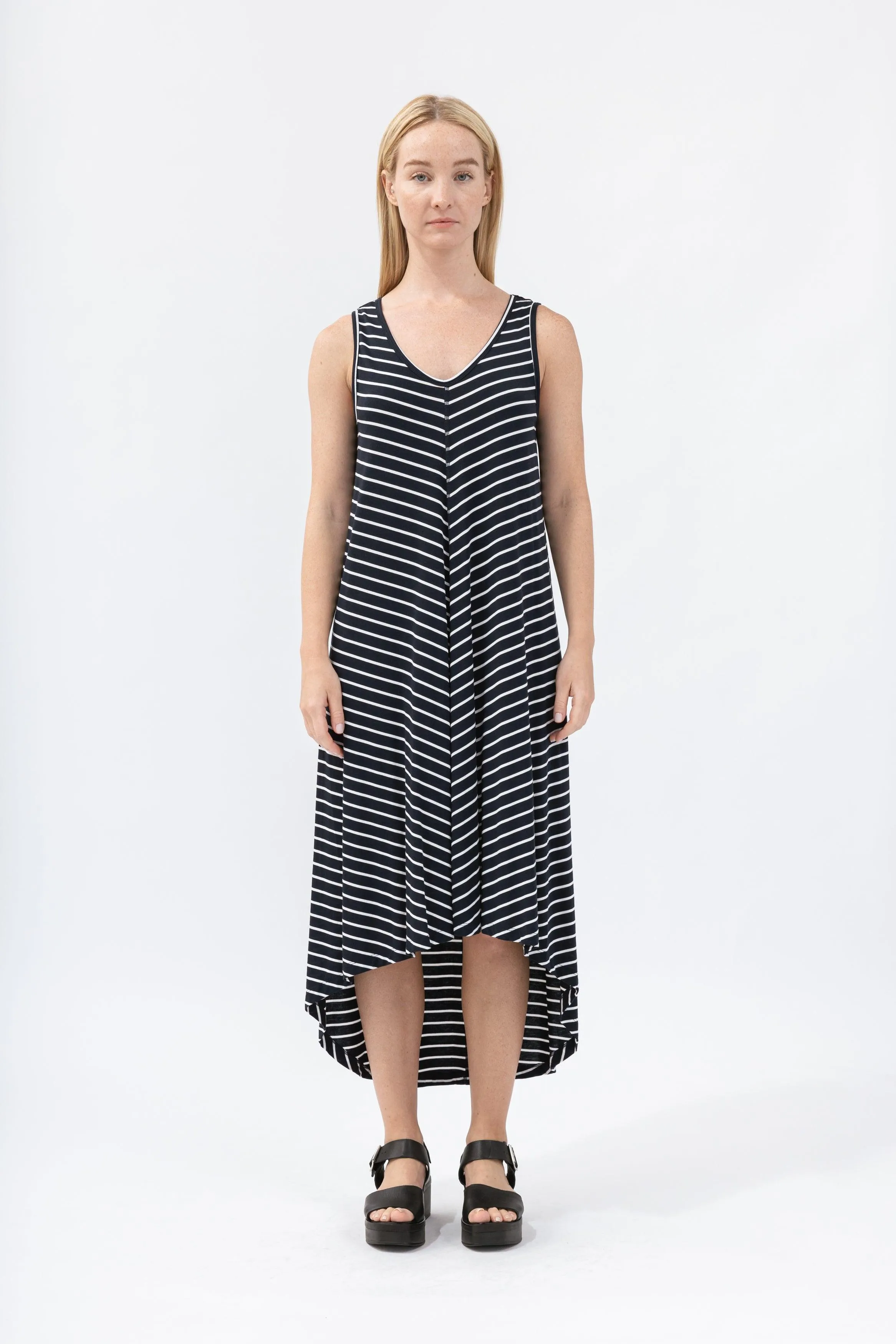 Bamboo Asymmetric Tank Dress