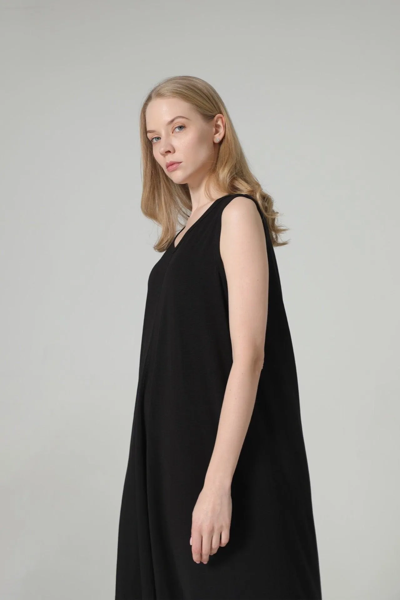 Bamboo Asymmetric Tank Dress