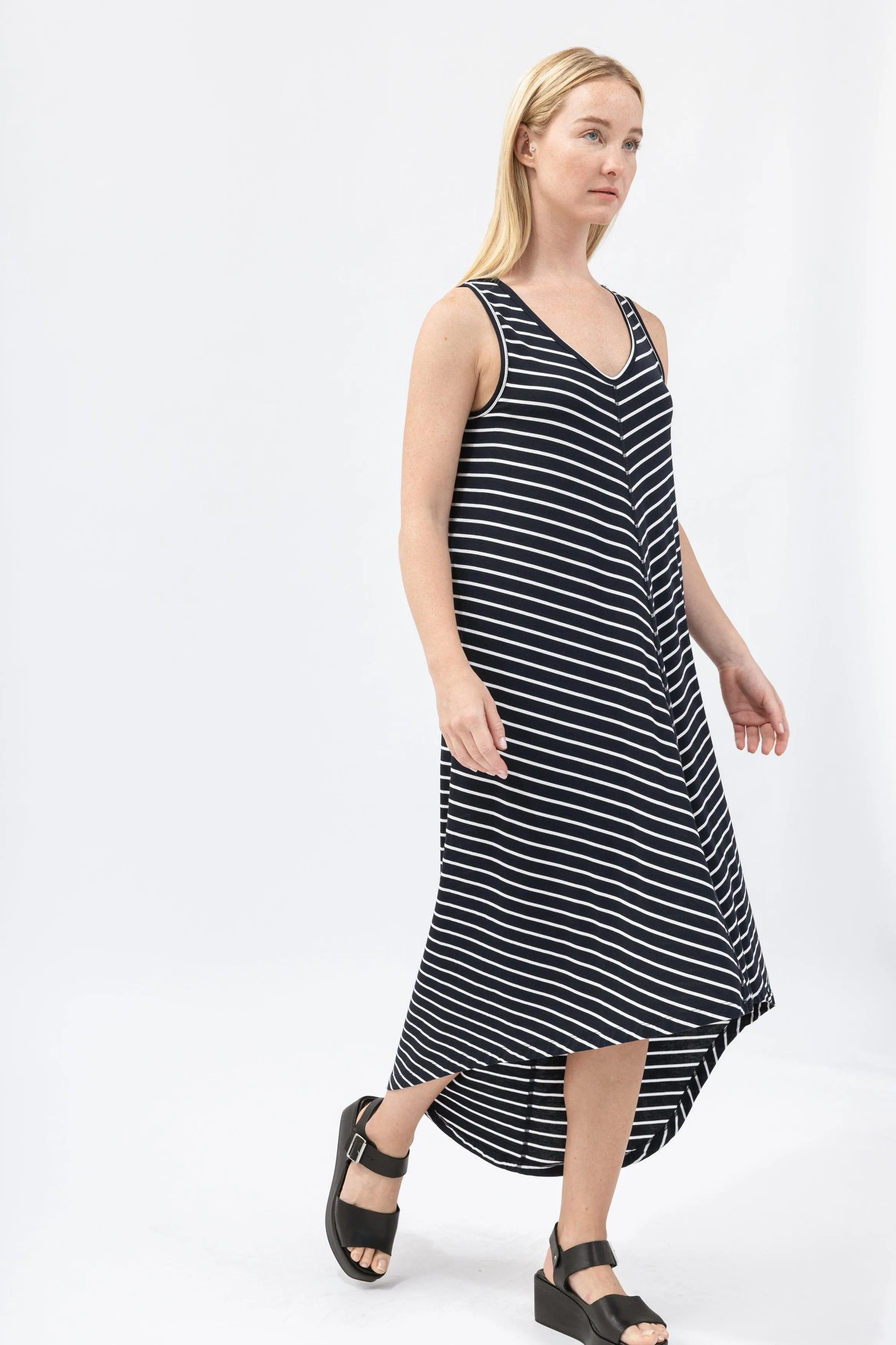 Bamboo Asymmetric Tank Dress