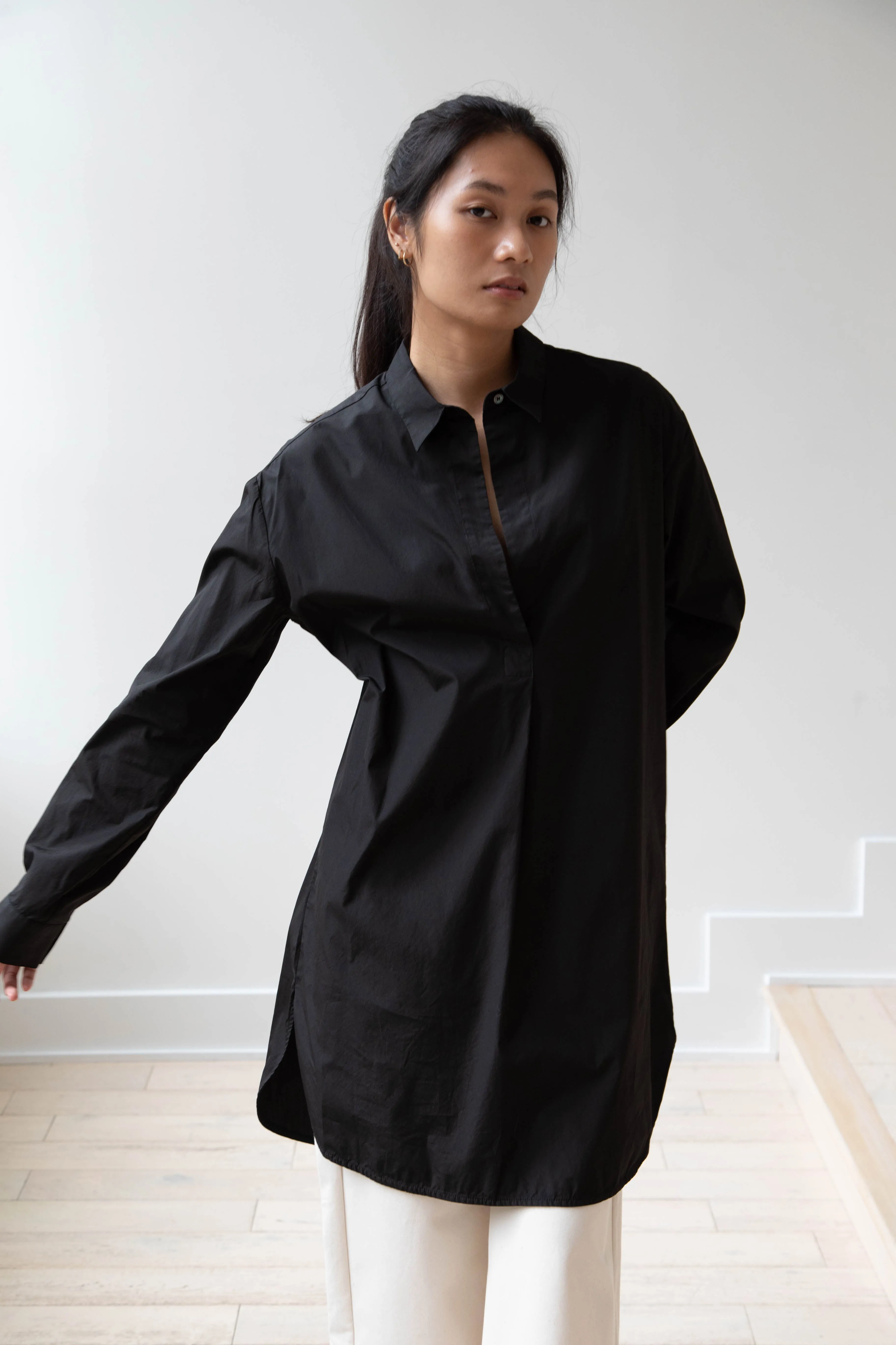 Barena Venezia | Cencia Tunic in Black Cotton