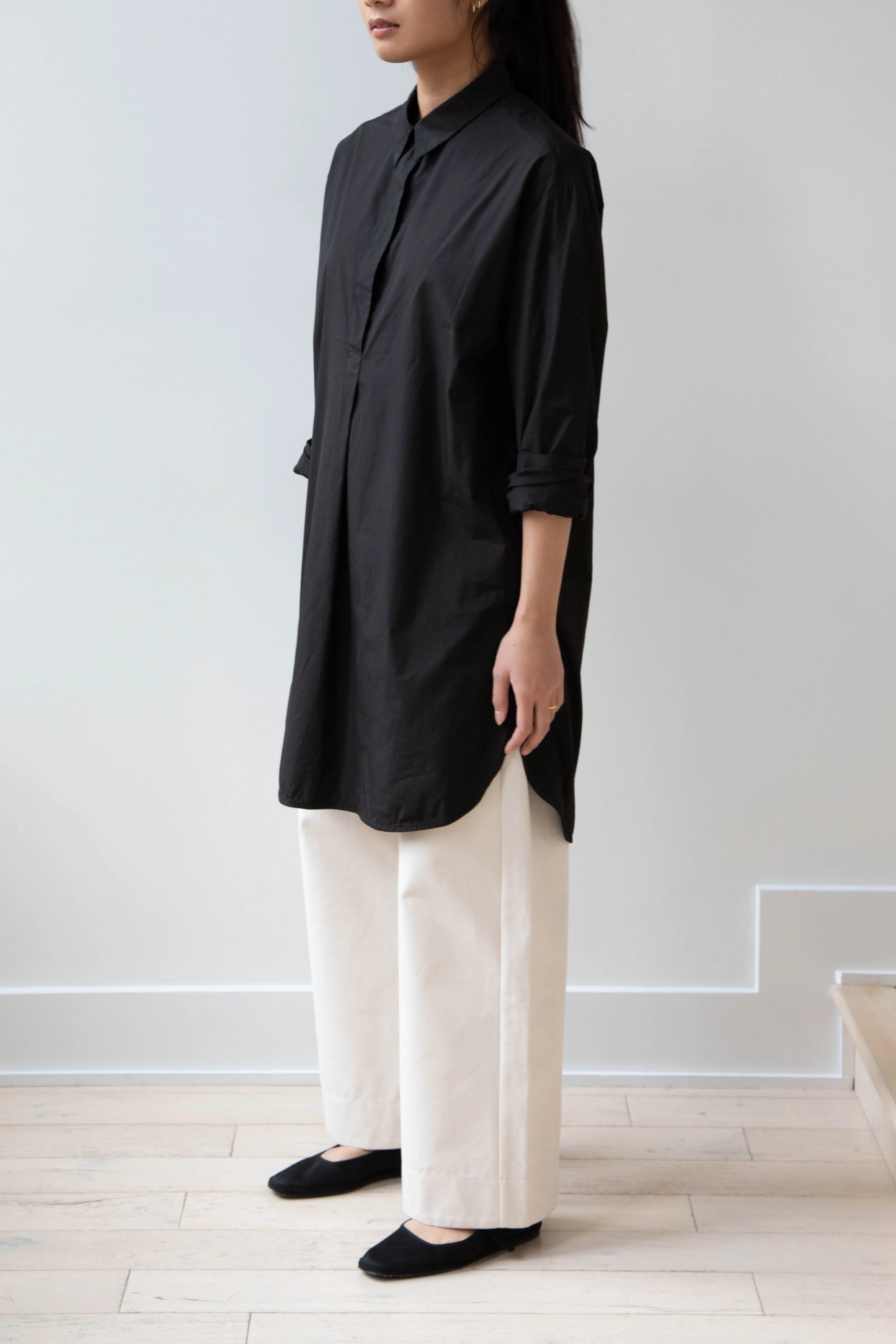 Barena Venezia | Cencia Tunic in Black Cotton