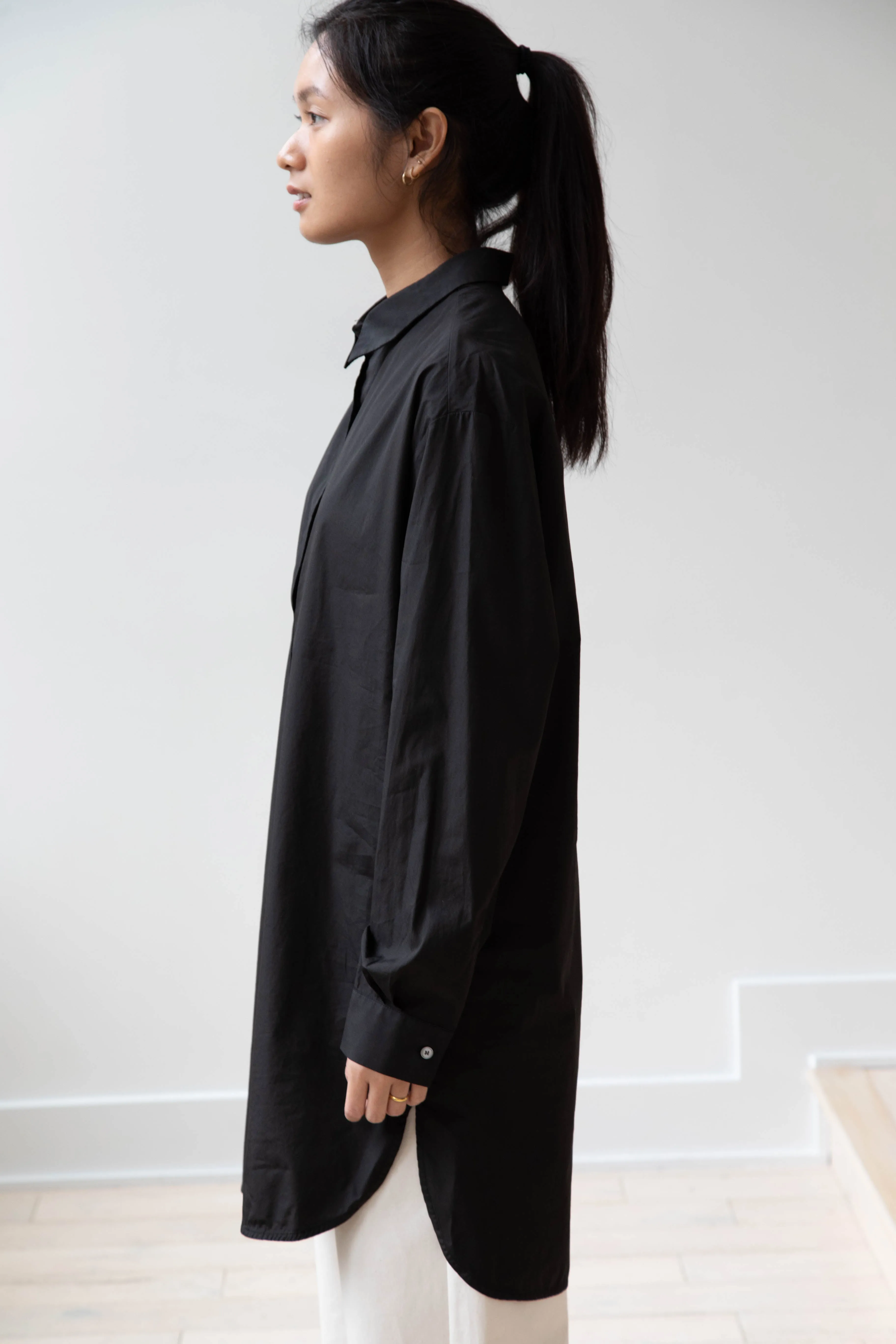 Barena Venezia | Cencia Tunic in Black Cotton