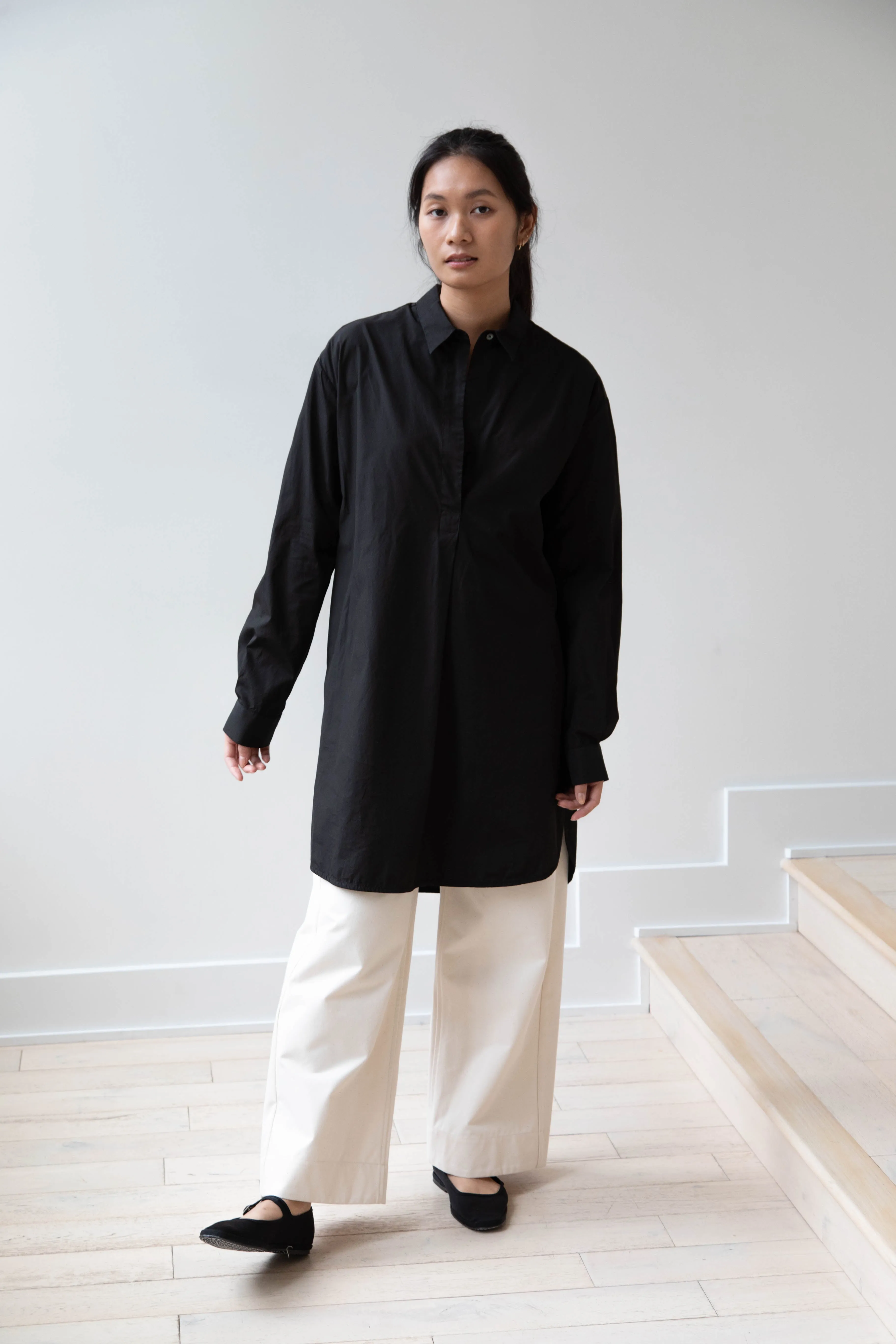 Barena Venezia | Cencia Tunic in Black Cotton