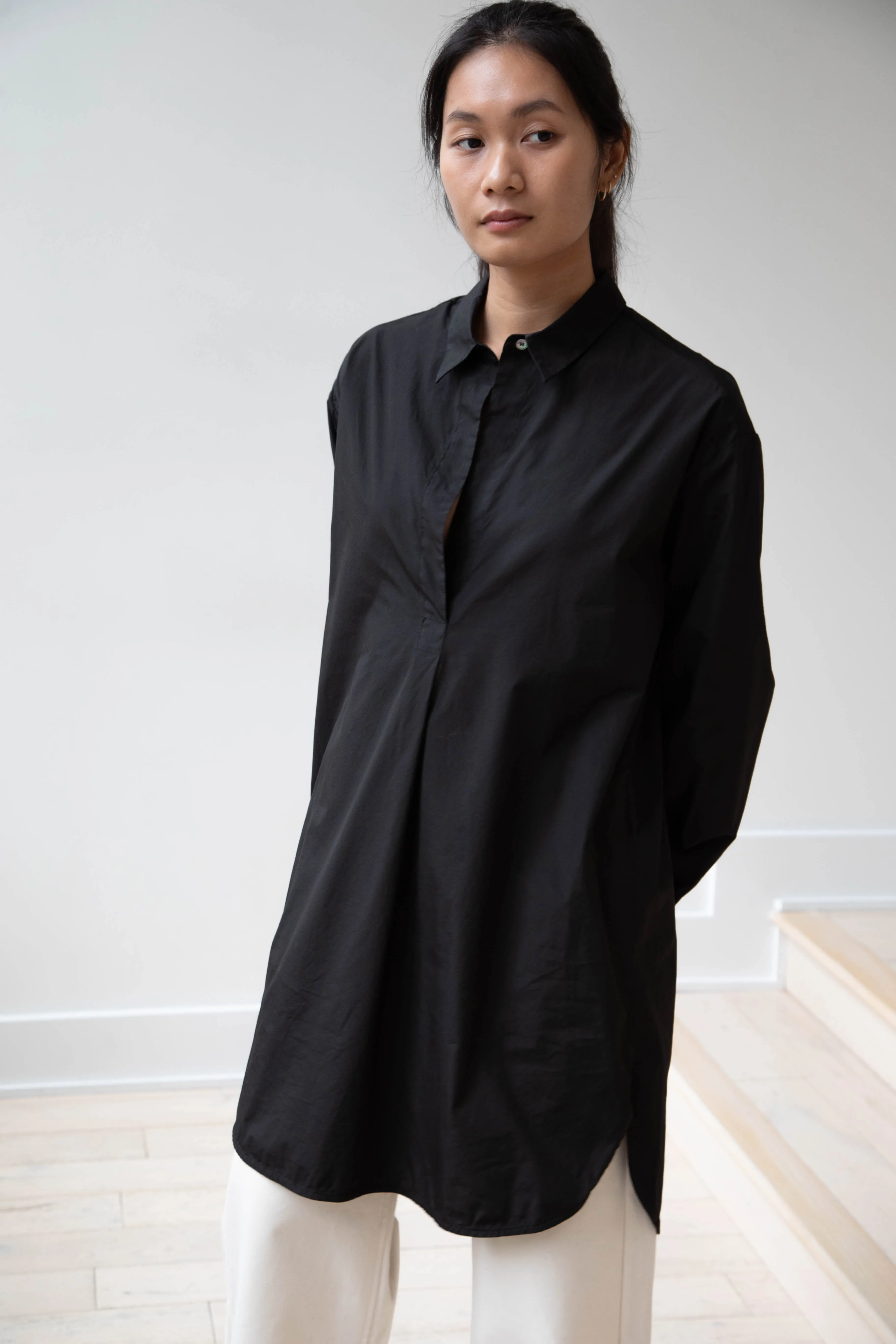 Barena Venezia | Cencia Tunic in Black Cotton