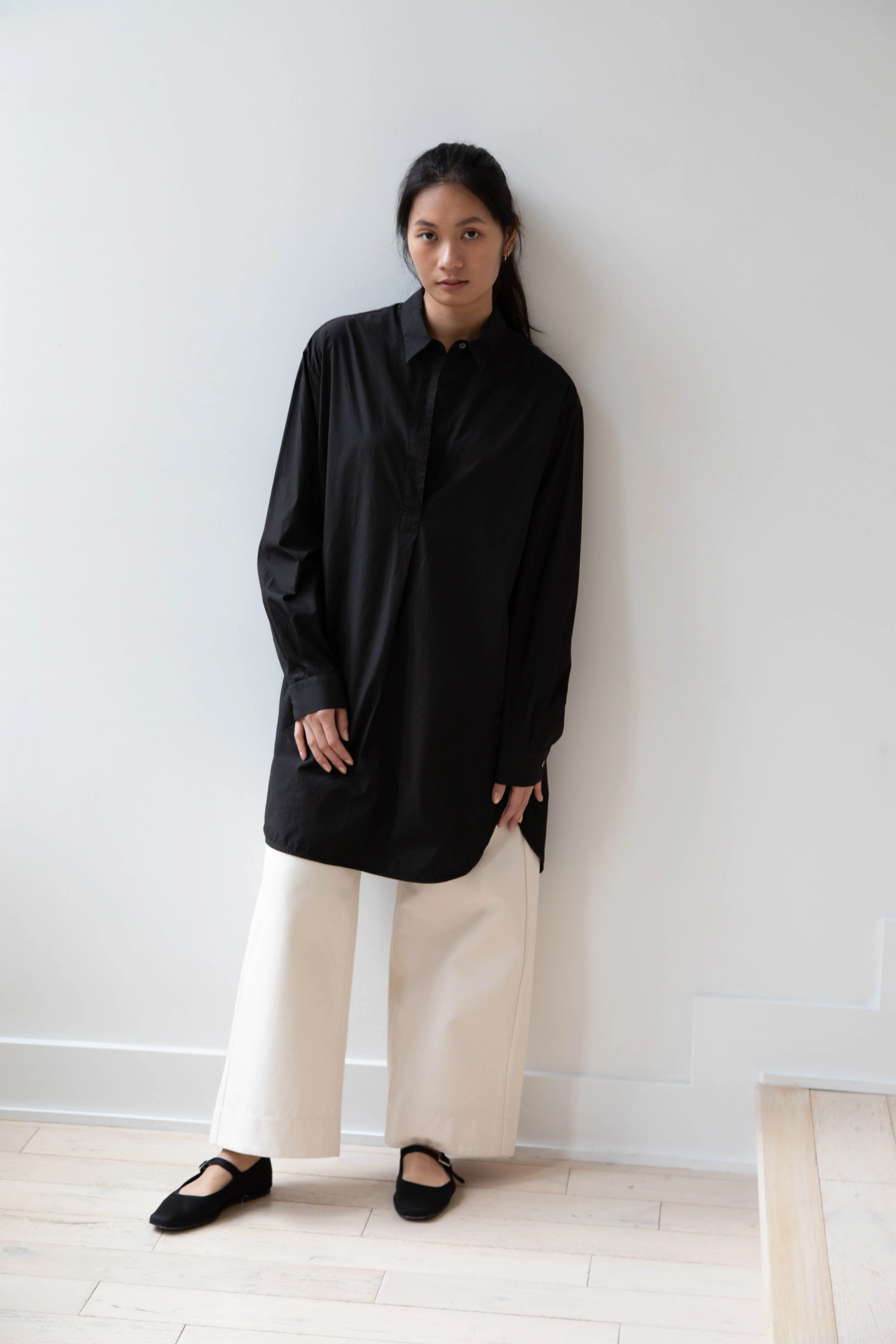 Barena Venezia | Cencia Tunic in Black Cotton