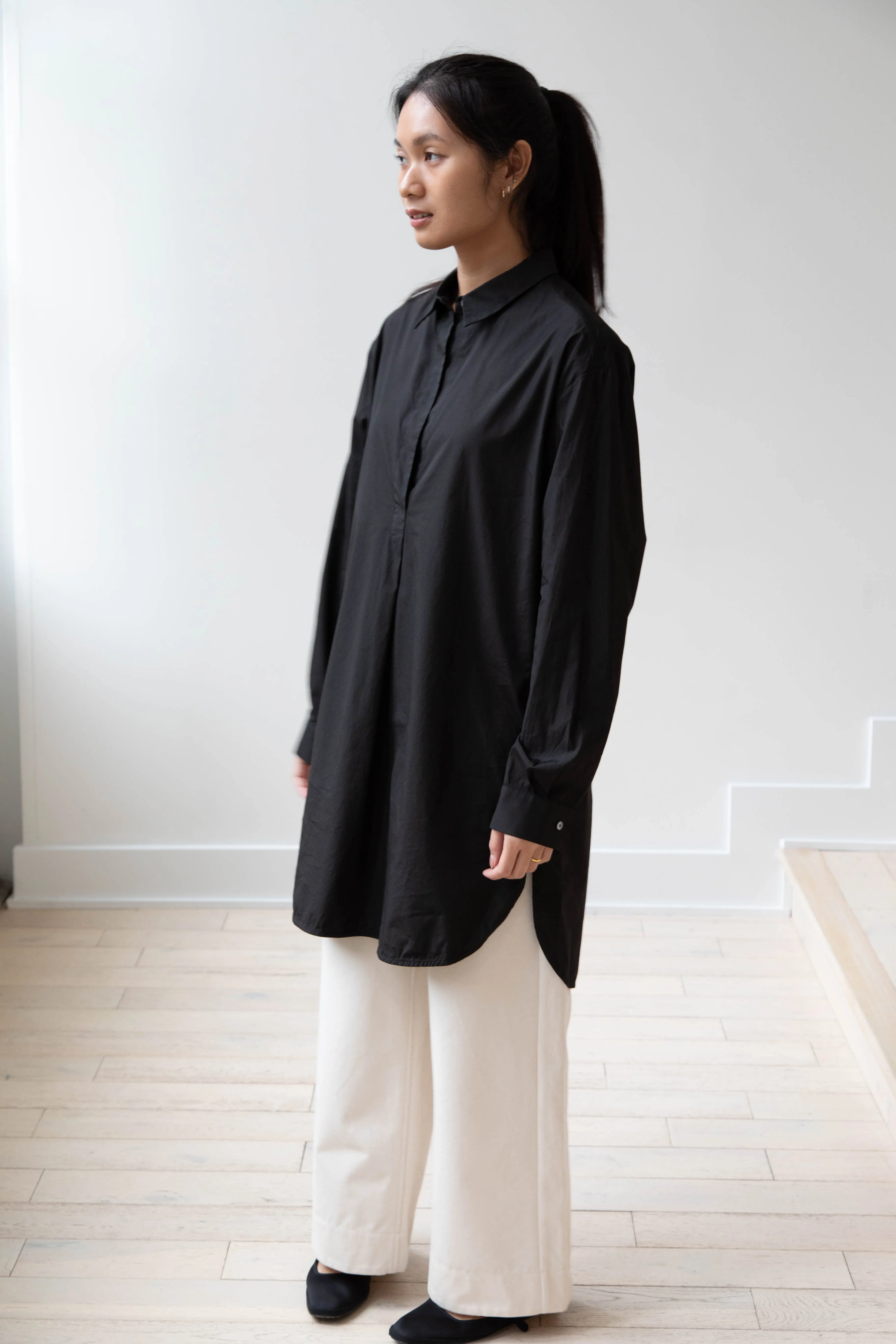 Barena Venezia | Cencia Tunic in Black Cotton