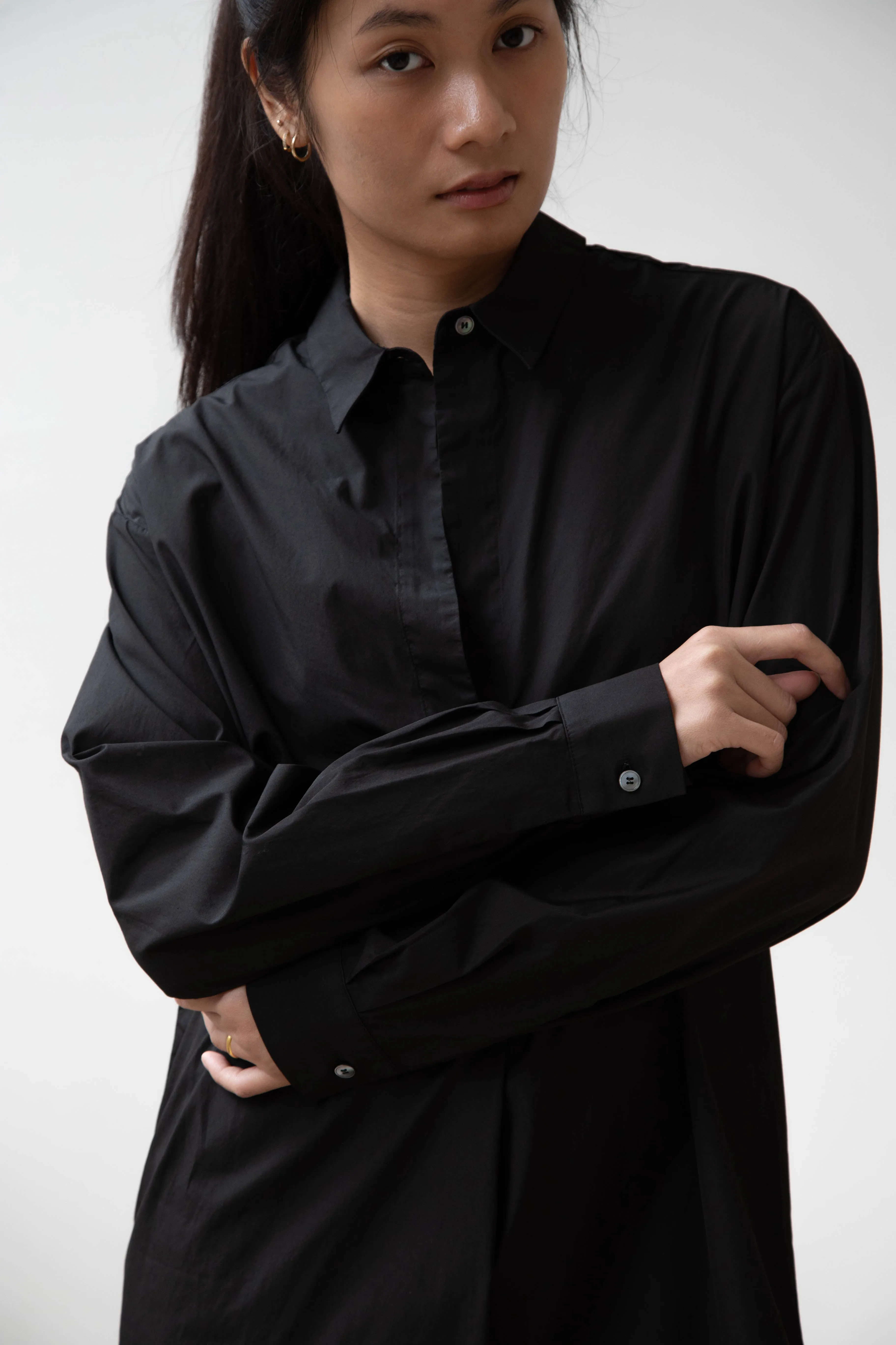 Barena Venezia | Cencia Tunic in Black Cotton