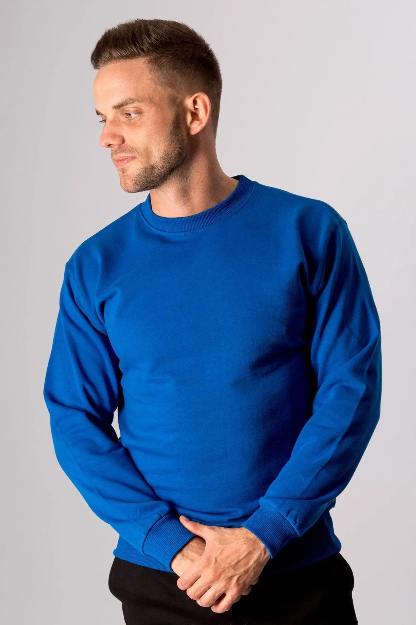 Basic Crewneck - Swedish Blue