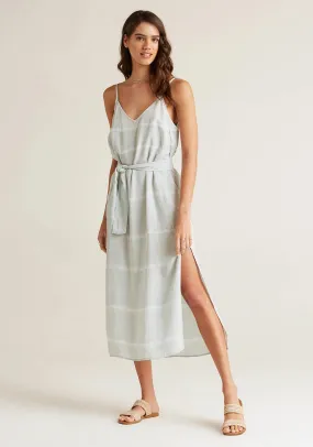 Bella Dahl - Smocked Waist Maxi Dress in Desert Olive