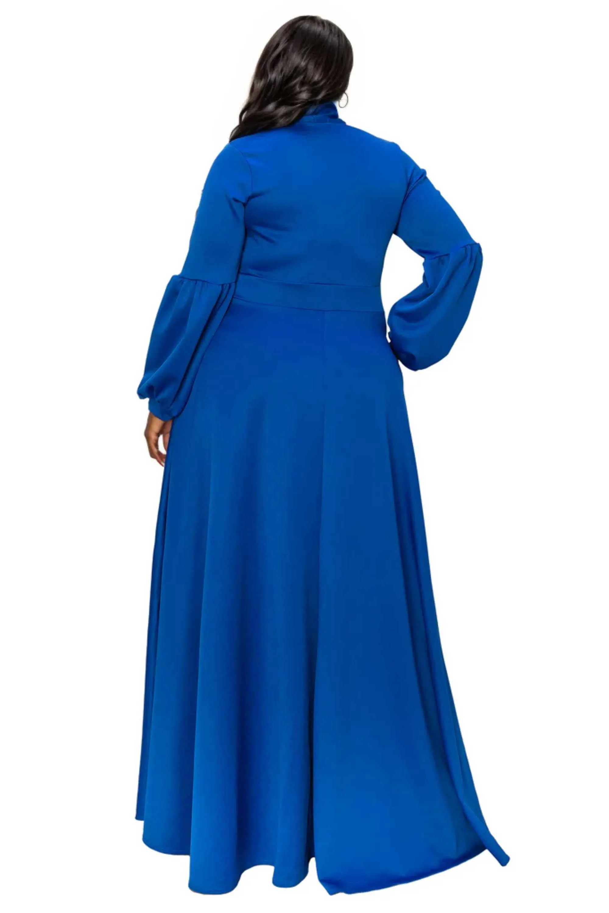 Bella Donna Dress with Ribbon and Bishop Sleeves