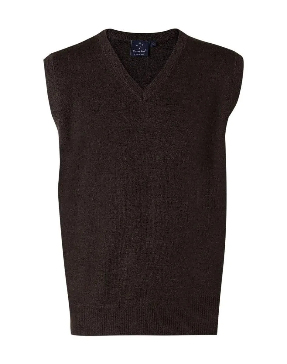 BENCHMARK Men's V-Neck Knit vest WJ02