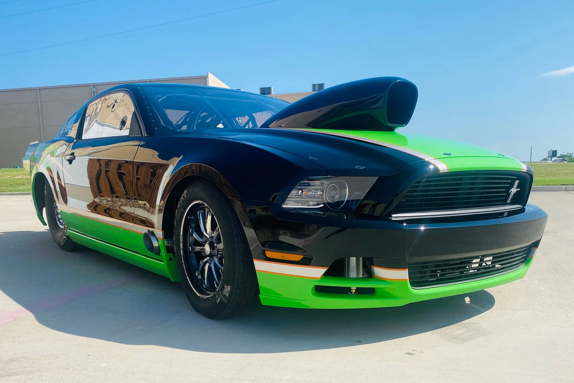 BICKEL 2014 FORD MUSTANG MUSI BBC NITROUS RACE CAR