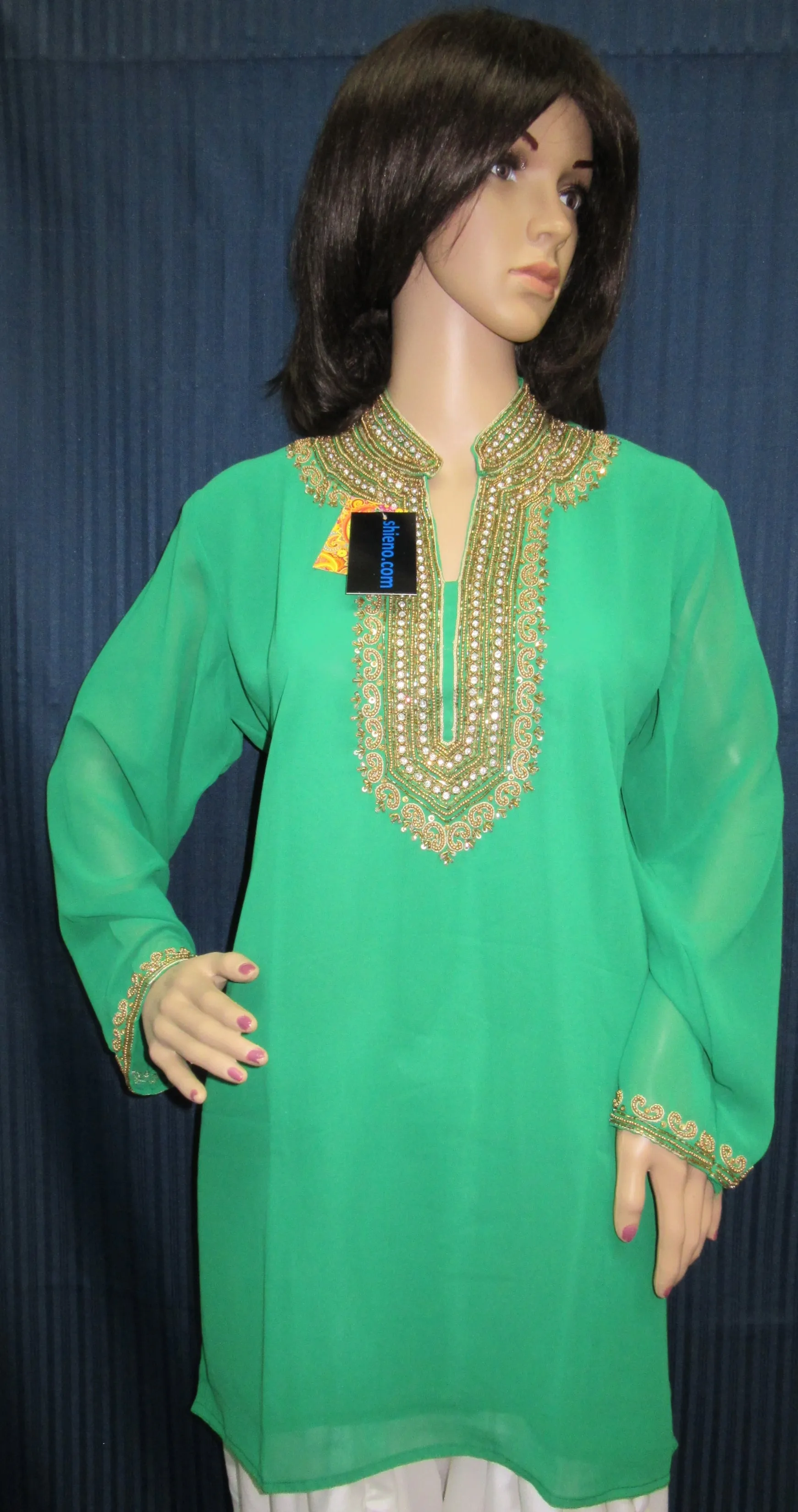 Blouse 8233 Georgette Assorted Tops Kurti Assorted Size