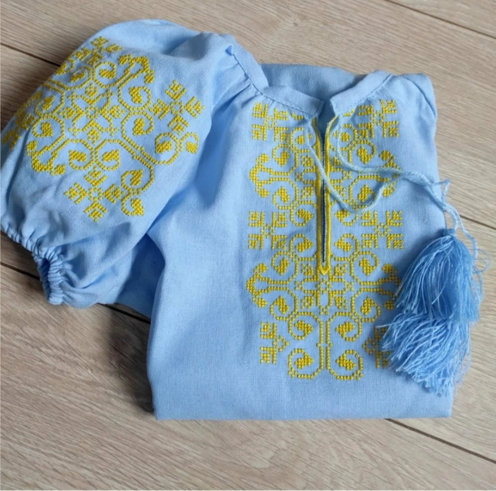 Blue Girl’s Tunic “Ukraina”