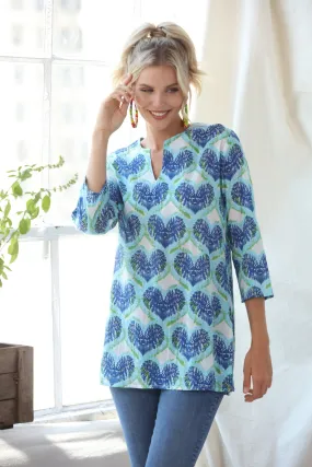 Blue Hearts KikiSol Tunic