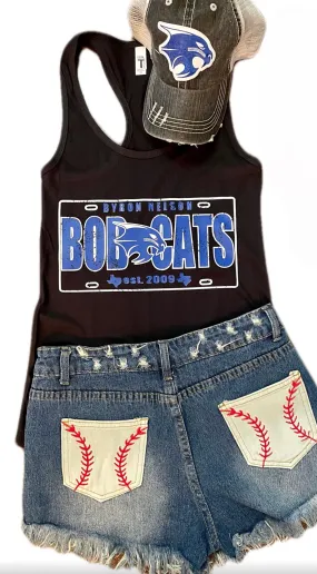 Bobcats License Plate Tank