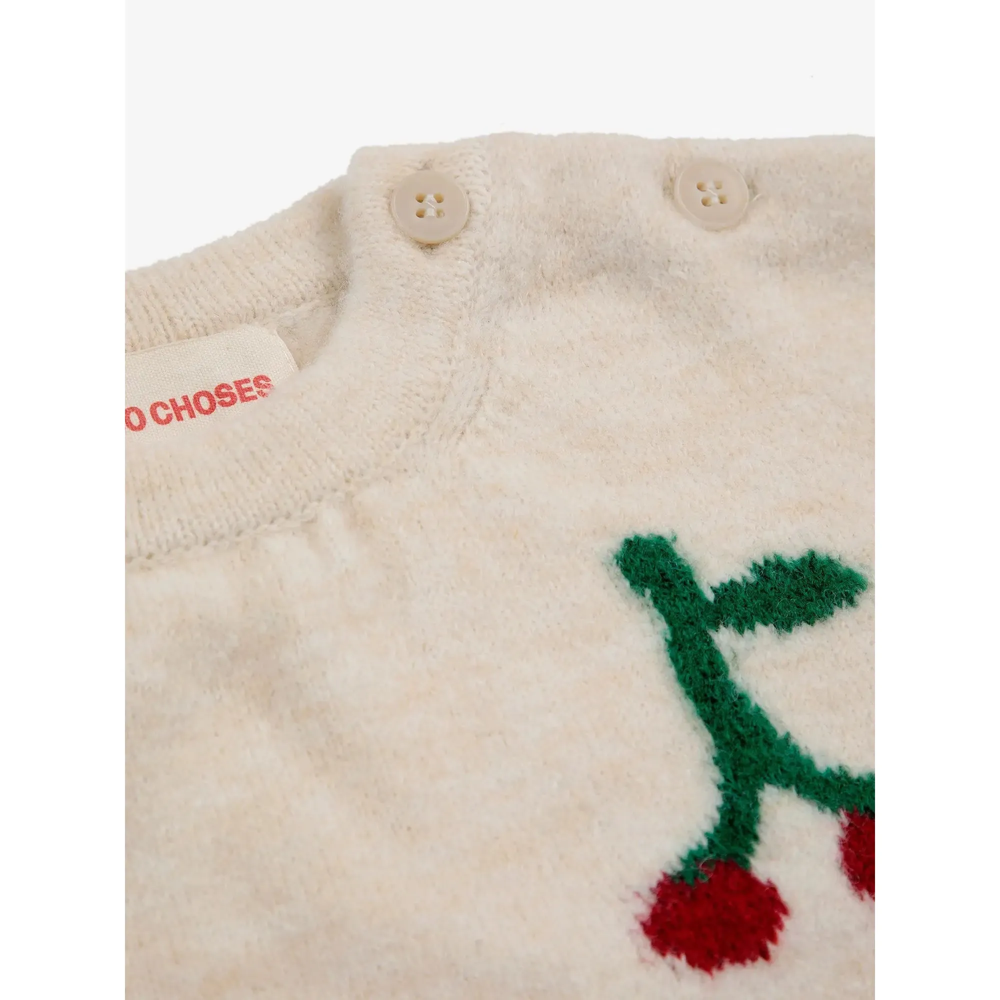 Bobo Choses Baby Cherry Jumper - White