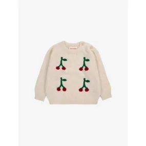 Bobo Choses Baby Cherry Jumper - White