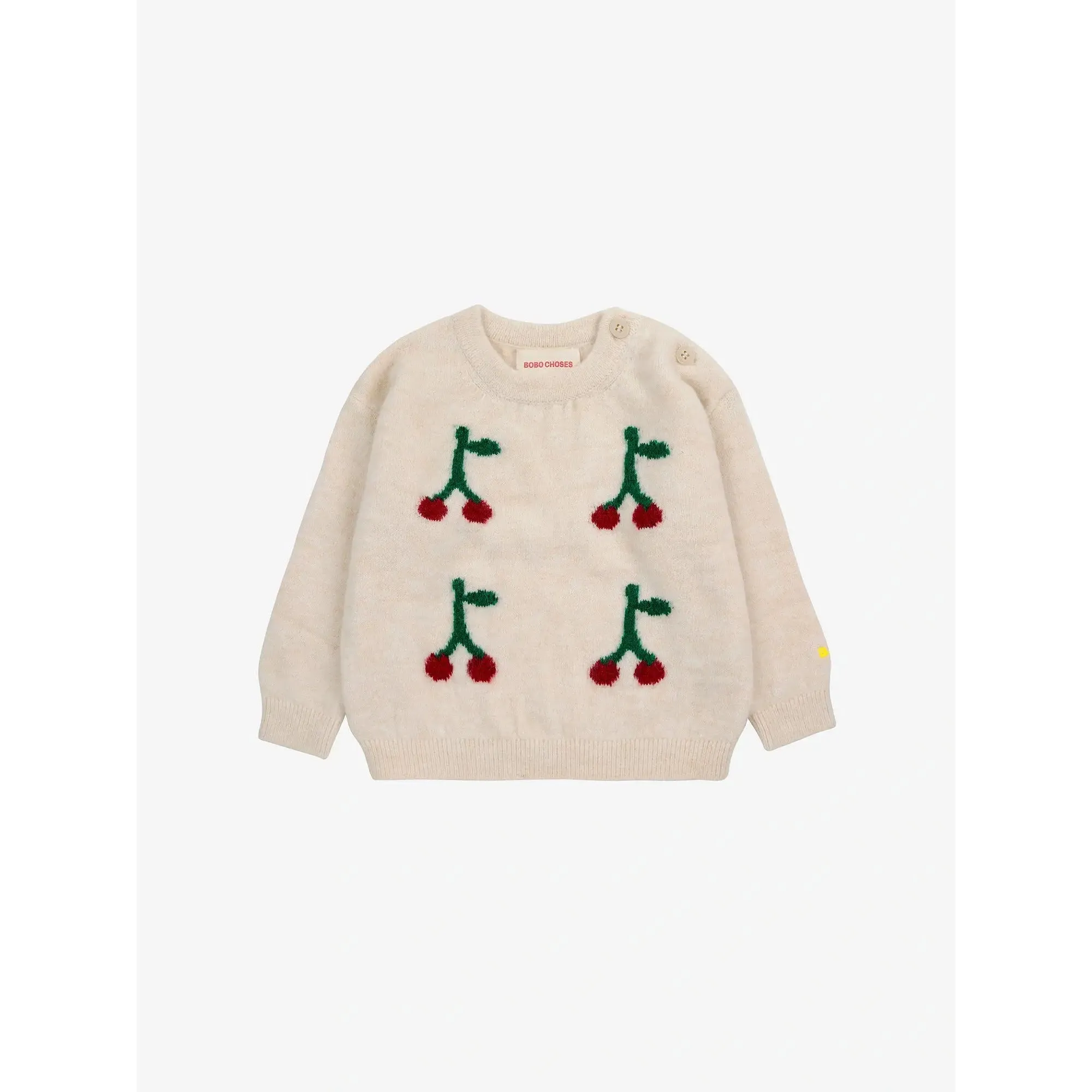 Bobo Choses Baby Cherry Jumper - White