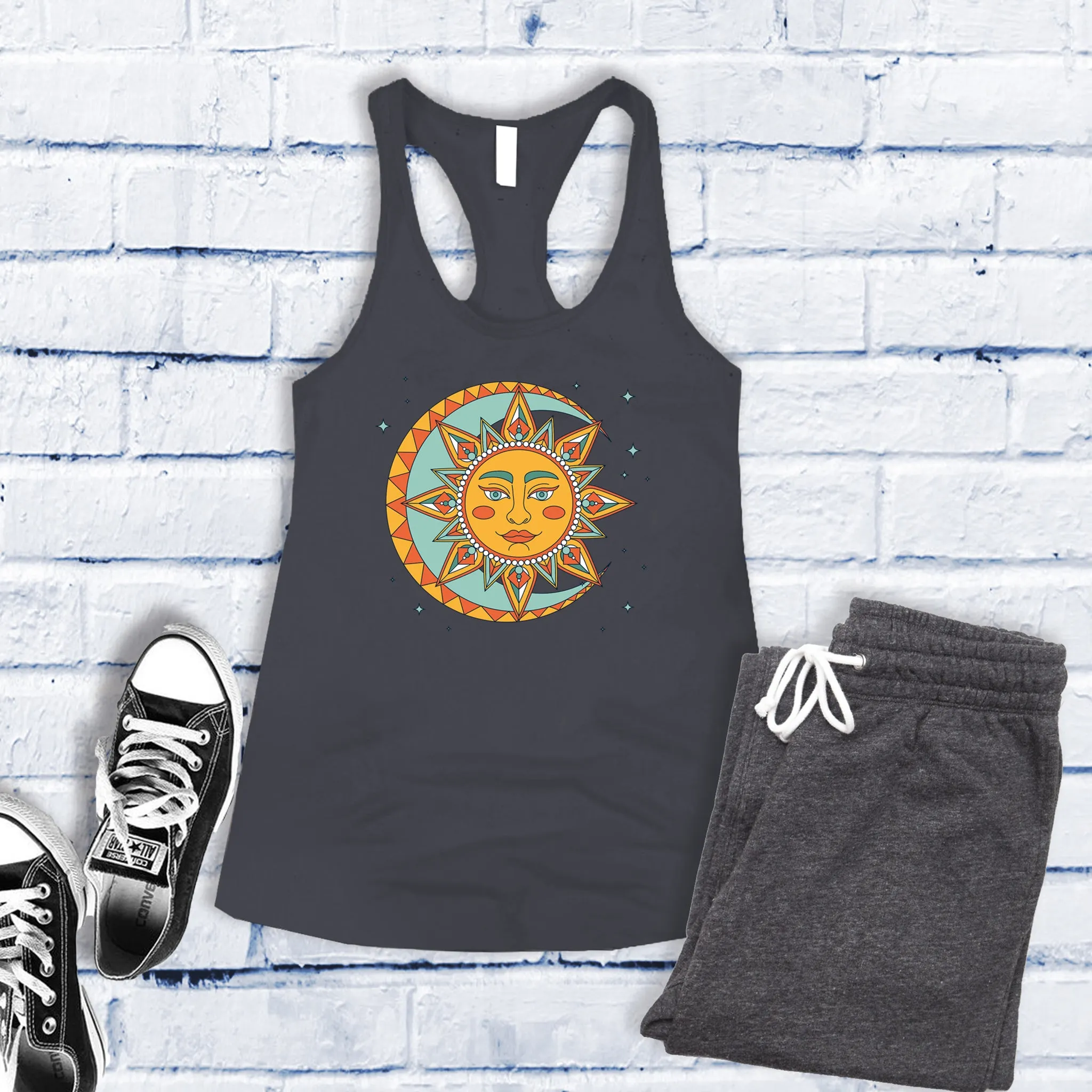 Boho Lunar Sun Women's Tank Top