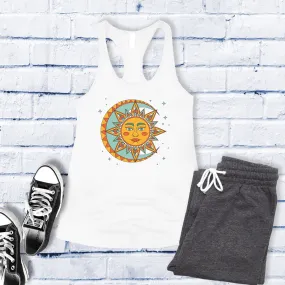 Boho Lunar Sun Women's Tank Top